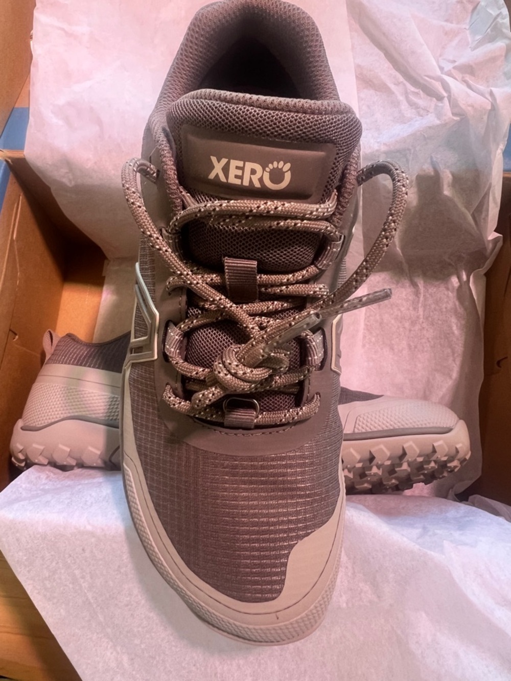 Xero Hiking Shoes Scrambler Trail Low WP Women Morel / Cashmere Color 7.5
